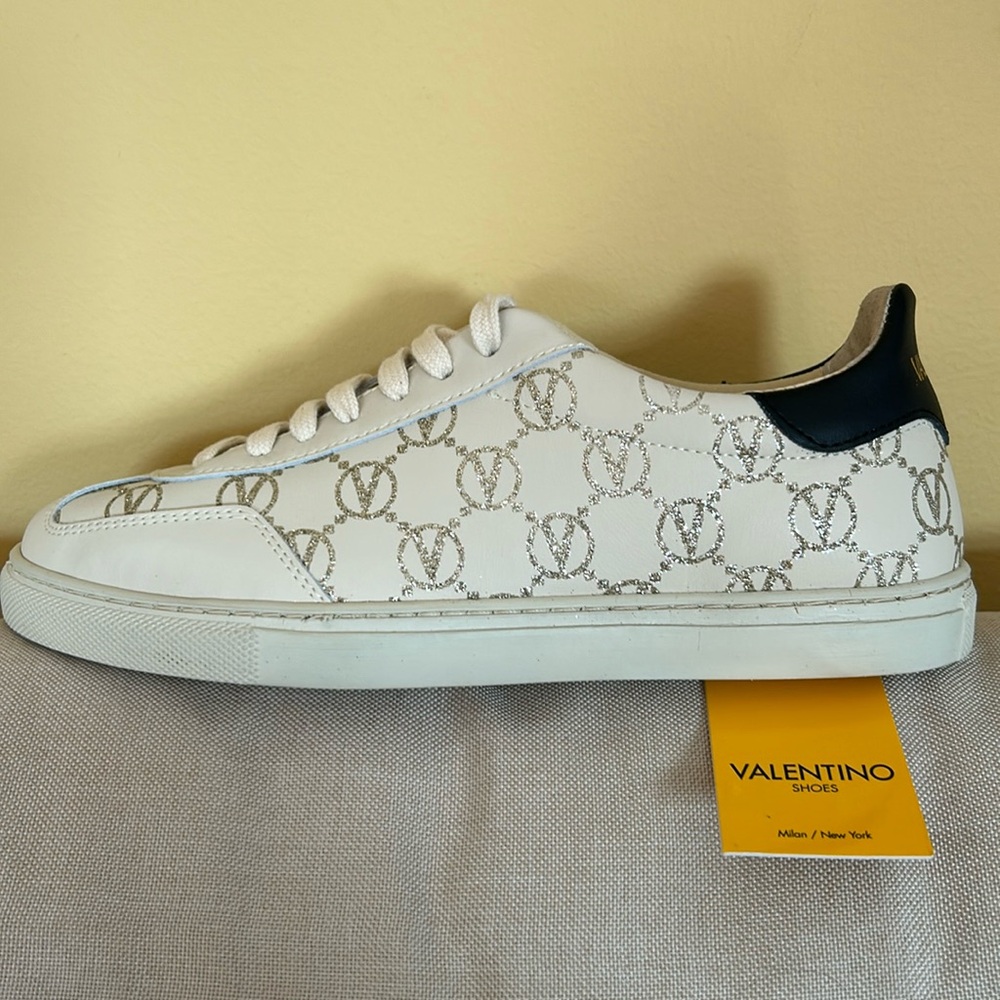 VALENTINO BY MARIO Valentina Guiditta Leather Sneaker size 8